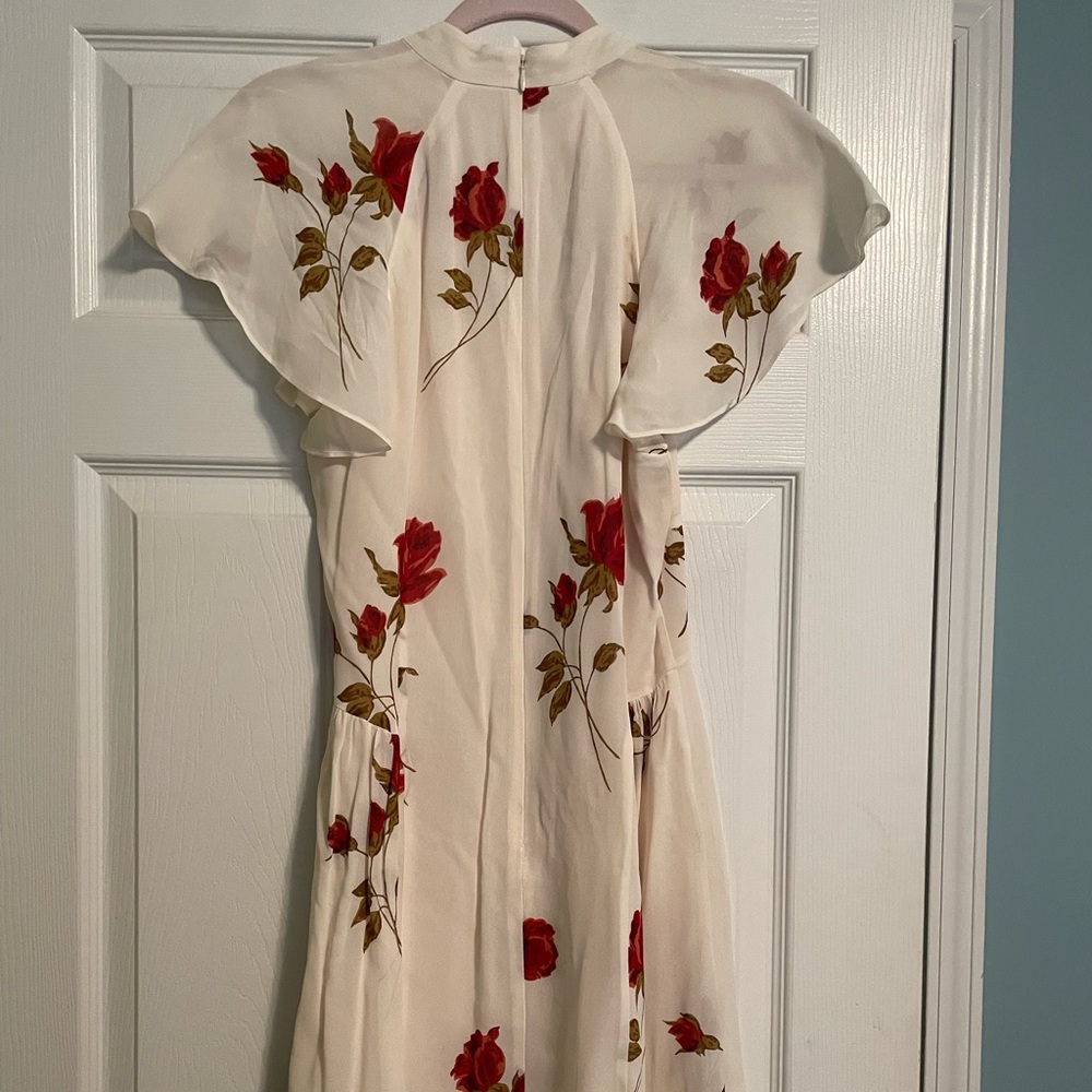 Reformation Vaeda Dress in American Beauty - Size 10 - Picture 6 of 7
